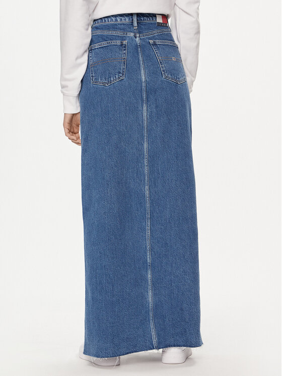 Tommy Jeans Tommy Jeans Φούστα τζιν Claire DW0DW17673 Σκούρο μπλε Regular Fit