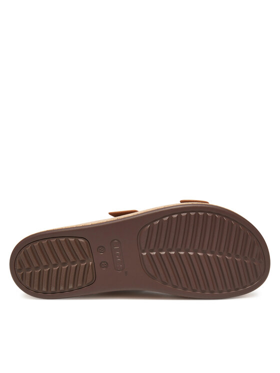 Crocs Crocs Şlapi Brooklyn Cork Buckle 211252 Bej