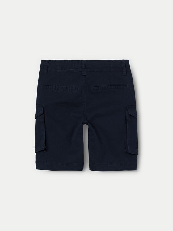 NAME IT NAME IT Szorty materiałowe 13198124 Granatowy Regular Fit