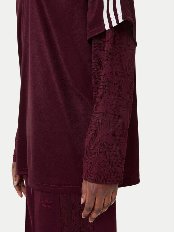 adidas adidas Blúzka KC6432 Bordová Oversize