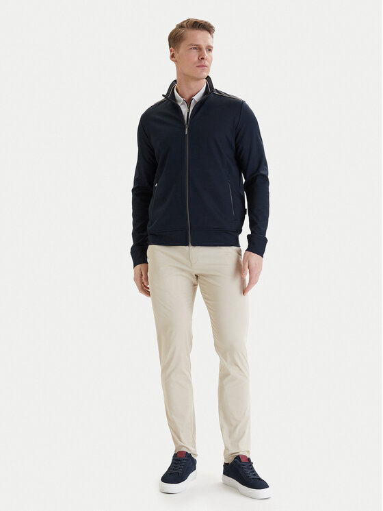 Bugatti Bugatti Sweatshirt 8750-15123E Dunkelblau Regular Fit