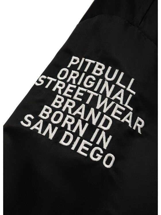 PITBULL PITBULL Kurtka przejściowa Kurtka Czarny Regular Fit