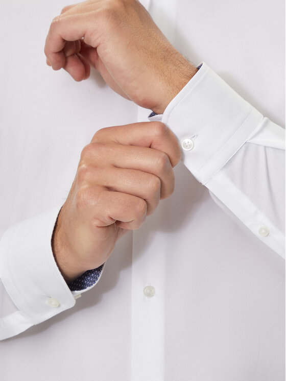 BOSS Boss Košulja H-Hank 50519859 Bijela Slim Fit