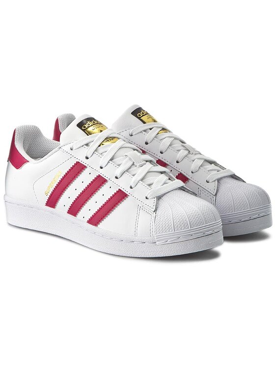 adidas Sneakersy Superstar Foundation J B23644 Bia y