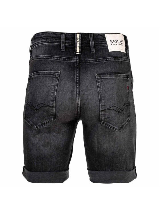 REPLAY REPLAY Szorty materiałowe 28638 Szary Slim Fit