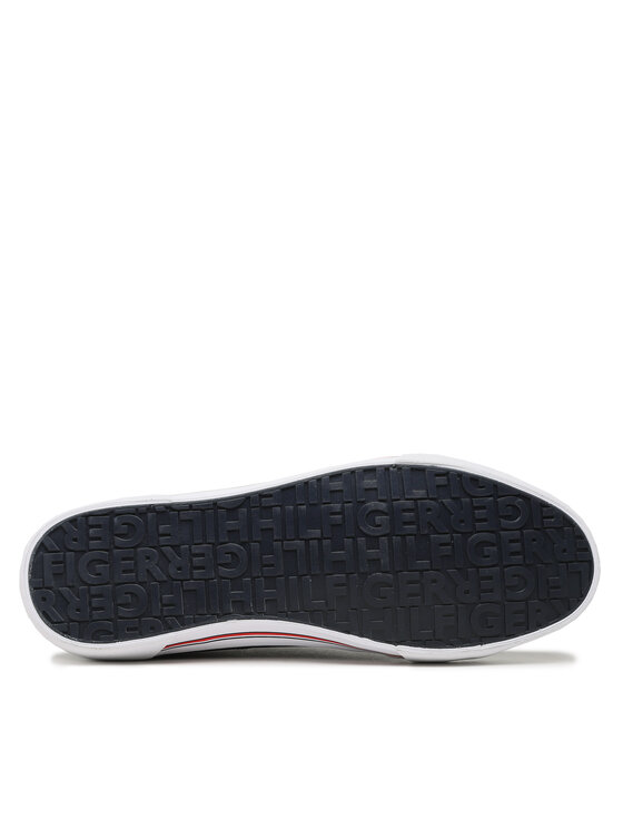 Tommy Hilfiger Tommy Hilfiger Tenis superge Core Corporate Vulc Leather FM0FM04561 Mornarsko modra
