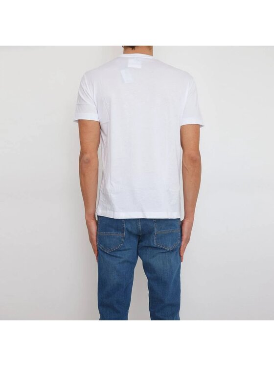 EA7 Emporio Armani EA7 Emporio Armani Tričko 3KPT72 PJ09Z 1100 Biela Regular Fit