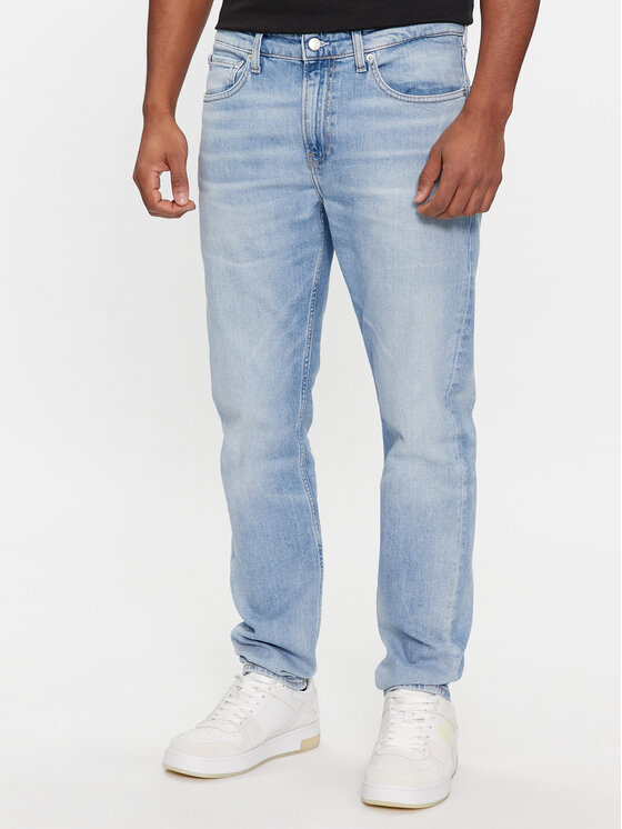 Calvin Klein Jeans Jeans Hlače J30J324190 Modra Slim Fit