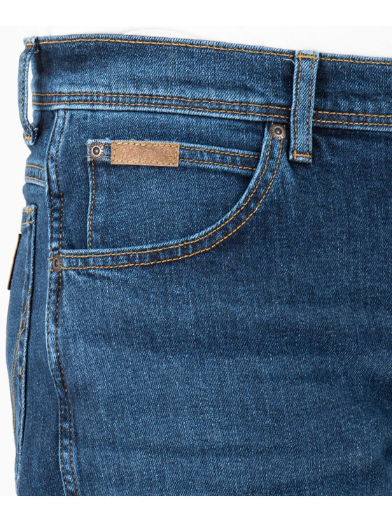 Wrangler Wrangler Jeansy W12SOCR27 Granatowy Slim Fit