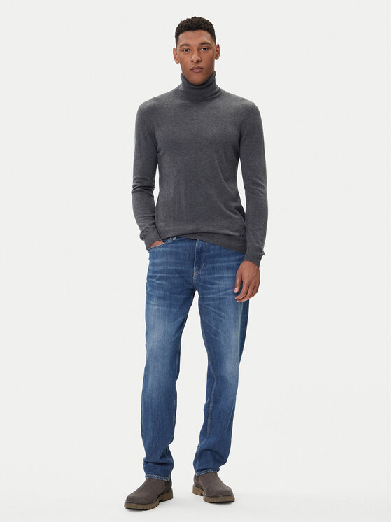 Guess Guess Rollkragenpullover M5BR09 Z0432 Grau Regular Fit