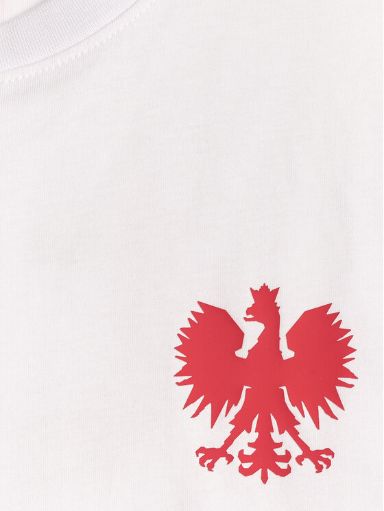 4F 4F T-Shirt STREFA KIBICA Biały Regular Fit