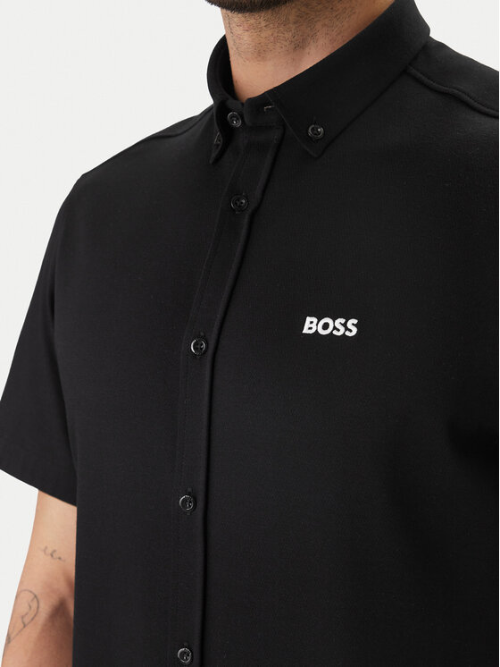 BOSS BOSS Koszula ST Motion 50555951 Czarny Regular Fit