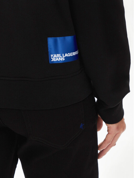 Karl Lagerfeld Jeans Karl Lagerfeld Jeans Sweatshirt 245D1807 Schwarz Regular Fit