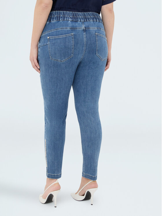 Fiorella Rubino Fiorella Rubino Jeansy P475T005379N024 Niebieski Skin Fit