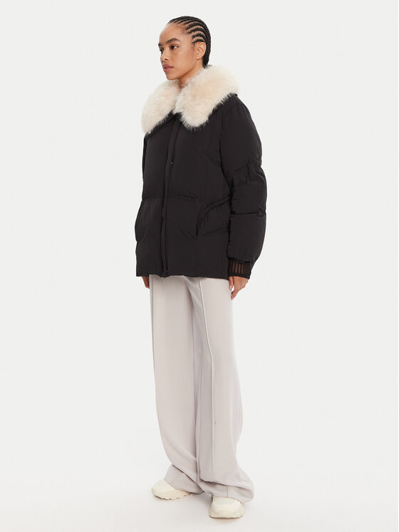 Patrizia Pepe Patrizia Pepe Μπουφάν χειμωνιάτικο 8O0194 A629 Μαύρο Regular Fit