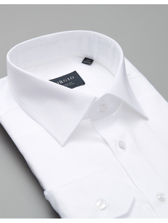 Borgio Borgio Koszula lavello_00235_classic Biały Classic Fit