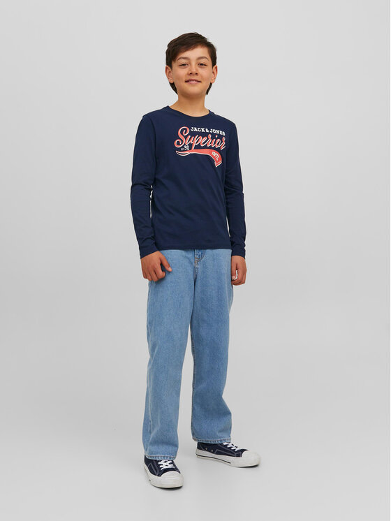Jack&Jones Junior Jack&Jones Junior Majica 12237371 Tamnoplava Regular Fit