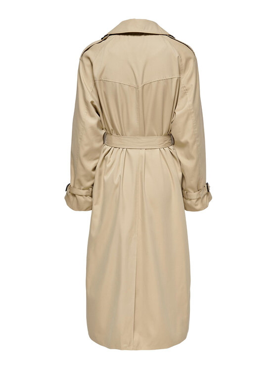 ONLY ONLY Tenchcoat Chloe 15242306 Beige Regular Fit