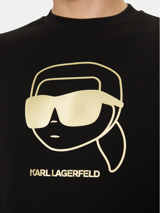 KARL LAGERFELD KARL LAGERFELD Mikina 705462 551900 Čierna Regular Fit