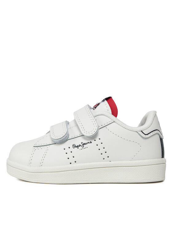 Pepe Jeans Pepe Jeans Sneakersy Player Basic Bk PBS00002 Biały