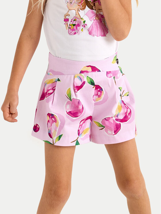 Mayoral Mayoral Pantaloncini di tessuto 3905 Rosa Regular Fit