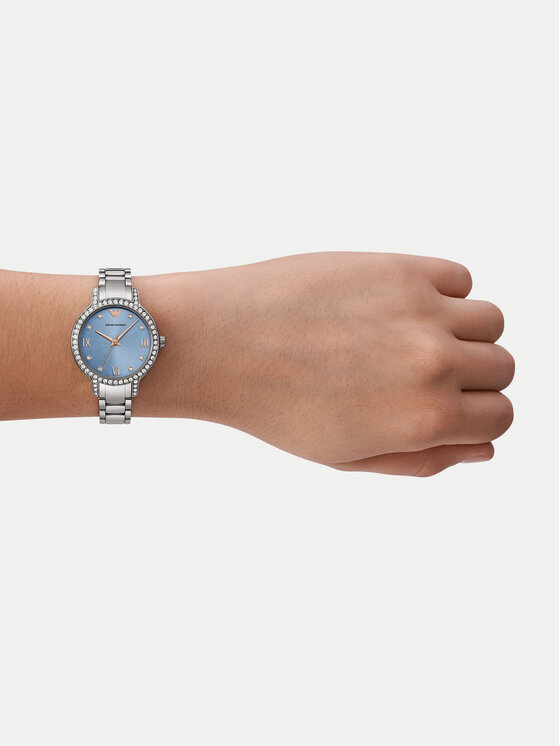 Emporio Armani Emporio Armani Sat Cleo AR11585 Srebrna