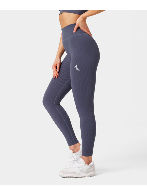 Carpatree Carpatree Legginsy Rib leggings Niebieski Fitted Fit