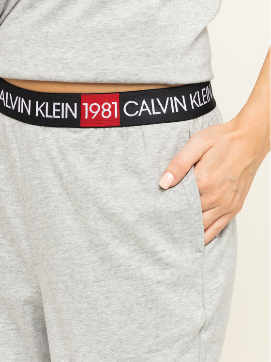 Calvin Klein Underwear Calvin Klein Underwear Teplákové nohavice 000QS6311E Sivá Regular Fit