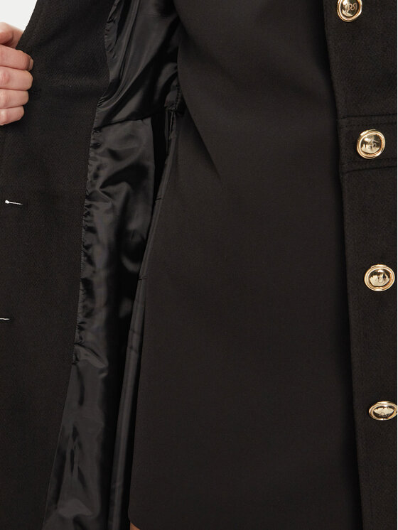 Rinascimento Rinascimento Übergangsmantel CFC0121913003 Schwarz Regular Fit