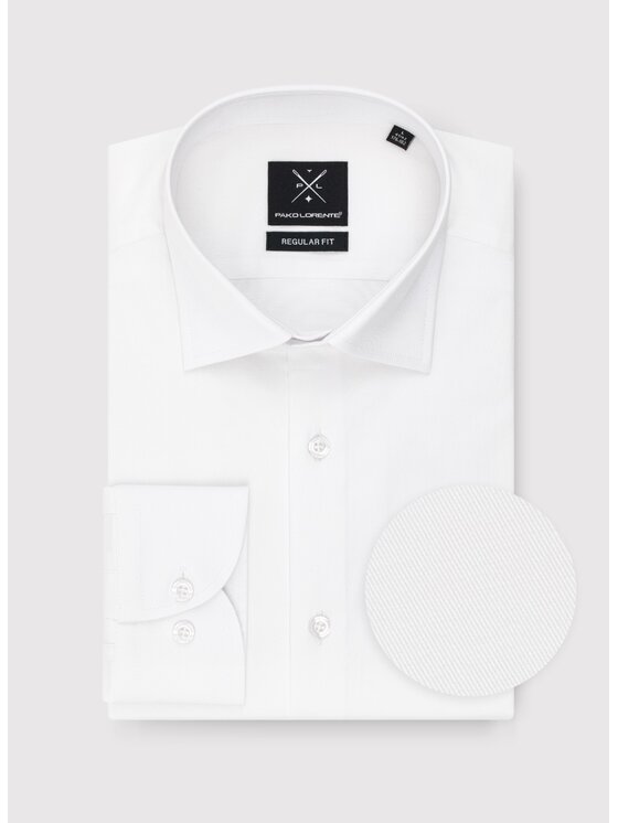Pako Lorente Pako Lorente Koszula P000B-1X-012 Biały Regular Fit