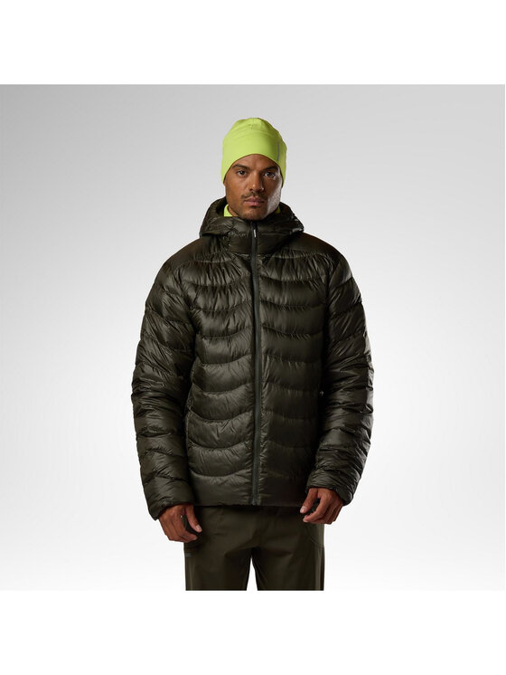 Rossignol Rossignol Kurtka puchowa M Verok Down Hoodie Jacket Zielony Regular Fit