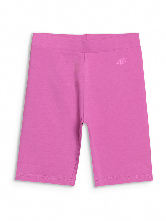 4F 4F Kolarki THE CAMP'S LIFE Różowy ciemny Slim Fit