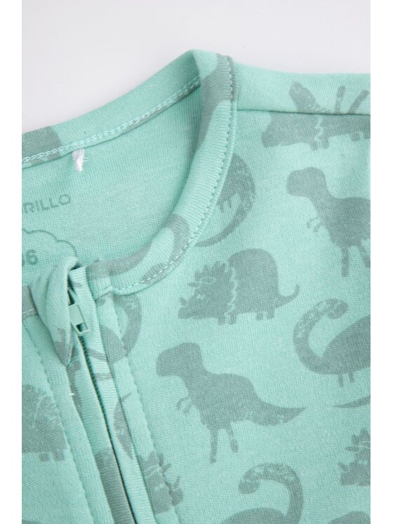 Coccodrillo Coccodrillo Pajac ZC5404205PJS-011 Zielony Regular Fit