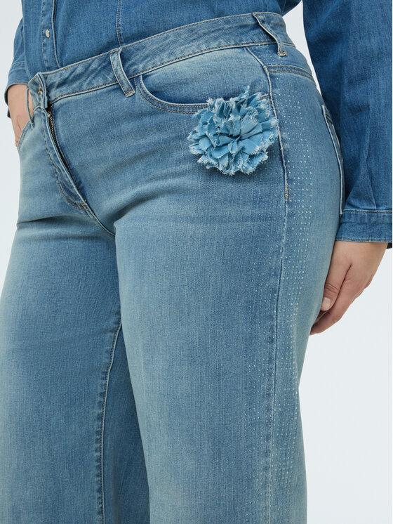 Fiorella Rubino Fiorella Rubino Jeans P463T605256N004 Turchese Regular Fit