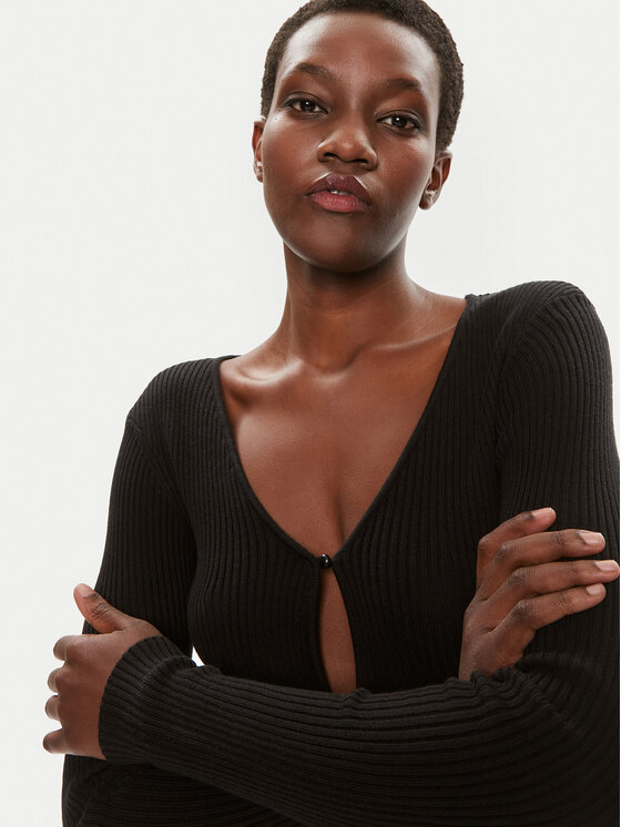 Brave Soul Brave Soul Cardigan LKC-273SASHAF Nero Slim Fit
