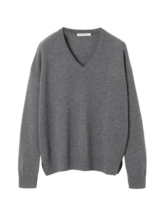 TATUUM TATUUM Sweter RETRA Szary Classic Fit