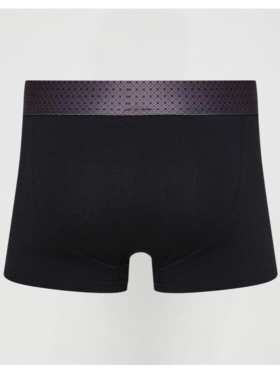 Lee Lee Bokserki Lucan 3 Pack Cotton Elastane Trunks Czarny