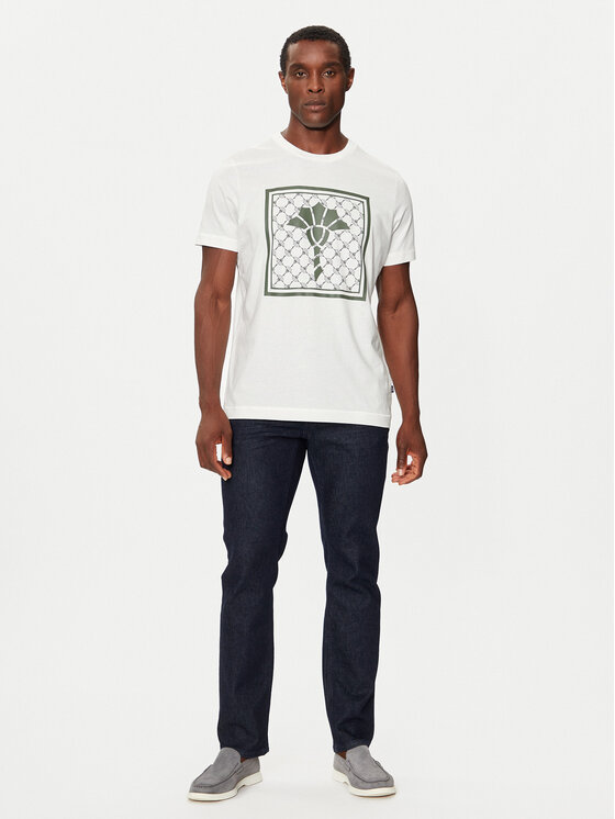 JOOP! JOOP! Majica 17 JJ-08Bilal 30042365 Écru Modern Fit