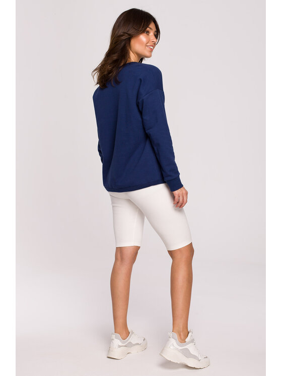 BeWear BeWear Felpa B225 Blu Comfort Fit