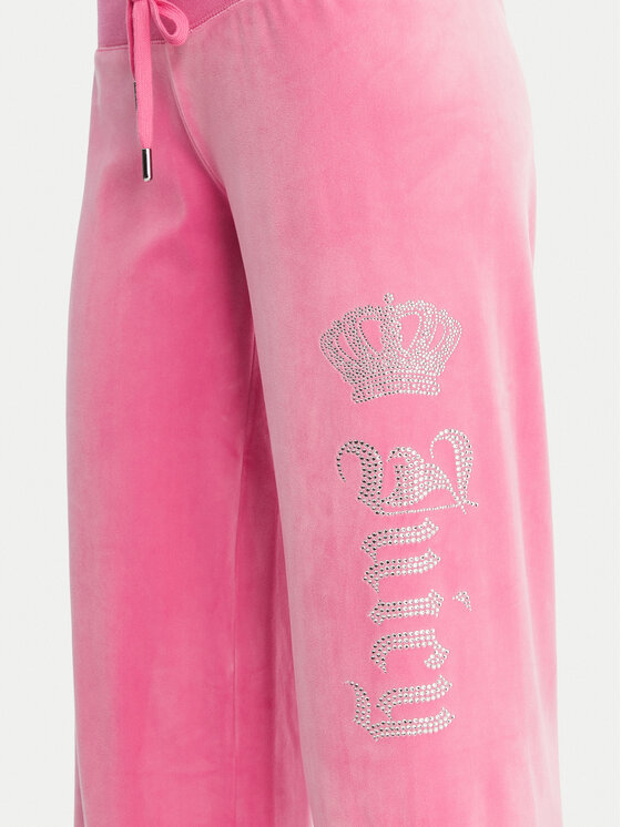 Juicy Couture Juicy Couture Pantaloni trening Gothic Crown JCBBJ126806 Roz Straight Leg