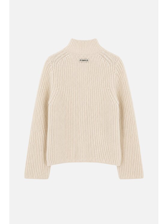 PINKO PINKO Kardigan Pispiglio Cardigan Biały Regular Fit