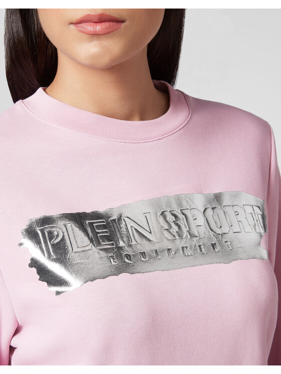 Plein Sport Plein Sport Longsleeve 3155 Fioletowy Regular Fit