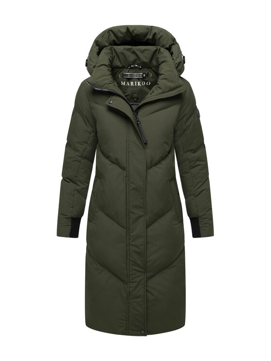 Kurtka zimowa, rozmiar 4XL, Zielona, Teonaa