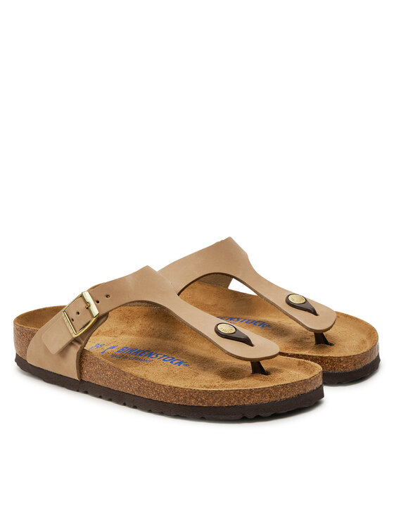 Birkenstock Flip flop Gizeh Sfb Lenb 1019014 Bej Modivo.ro