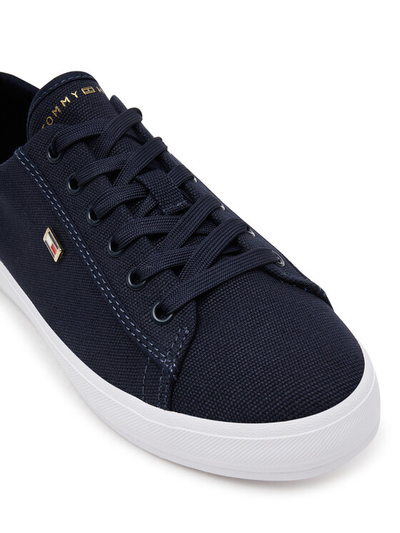 Tommy Hilfiger Tommy Hilfiger Sportcipők Vulc Canvas Lace Up Sneaker FW0FW08647 Sötétkék