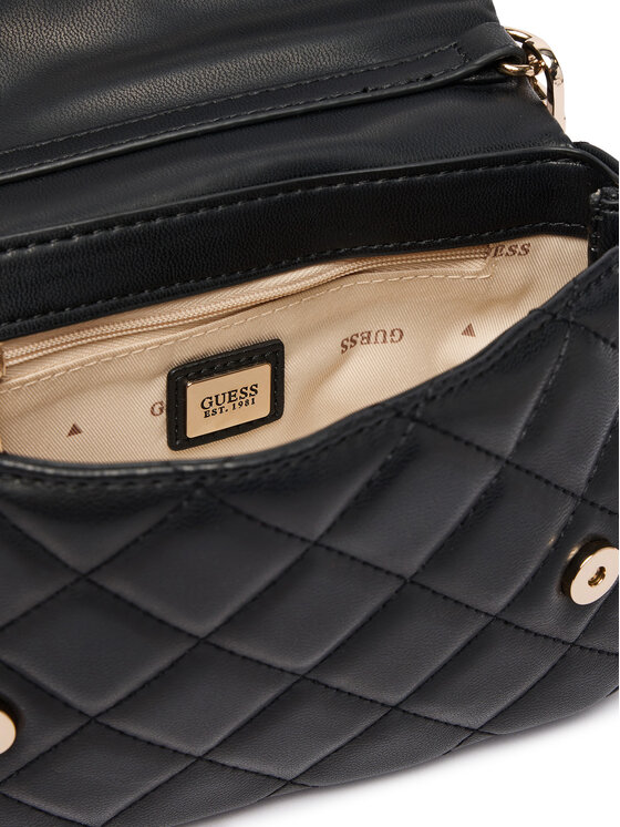 Guess Guess Τσάντα Juliet Mini HWQG24 56740 Μαύρο