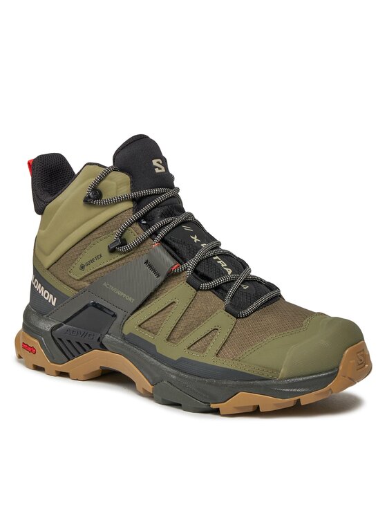 Salomon Salomon Trekkingi X Ultra 4 Mid GORE-TEX L41739800 Zielony
