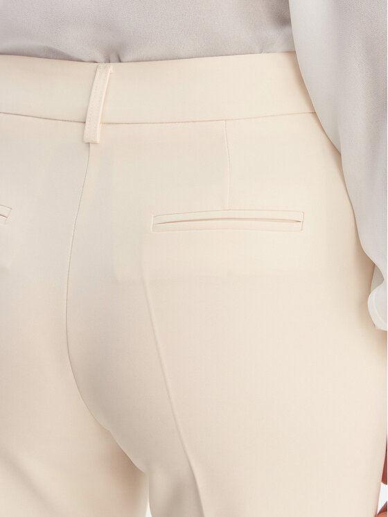 Fracomina Fracomina Stoffhose FR26SVA004W42901 Écru Regular Fit