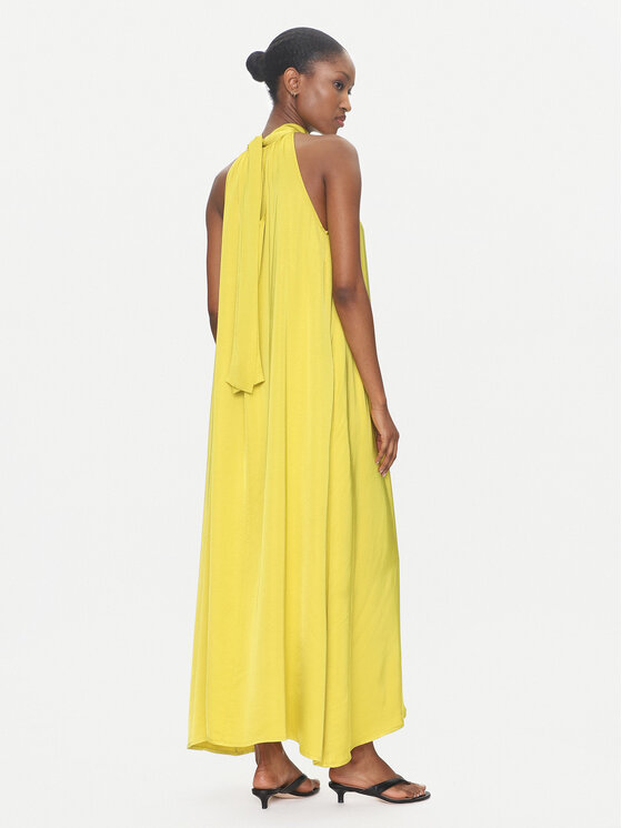 ViCOLO ViCOLO Coctailkleid TD0768 Gelb Regular Fit