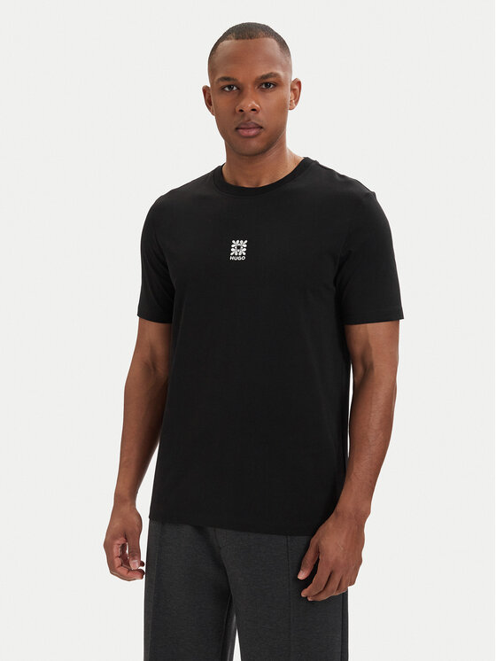 HUGO HUGO T-Shirt Darusi 50561126 Černá Regular Fit
